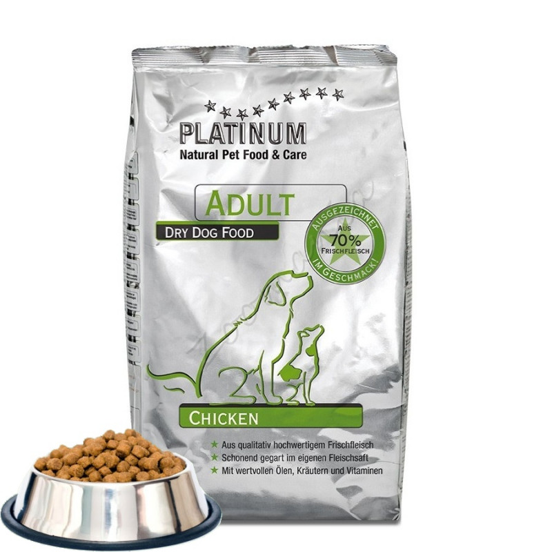 Първокласна кучешка храна „Platinum Adult Chicken” - 0.500 кг