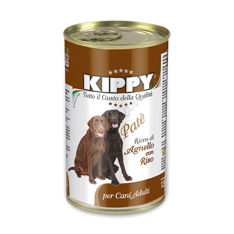 Кучешка консерва с агнешко "Kippy Paté con Agnello e Riso" - 1250 гр