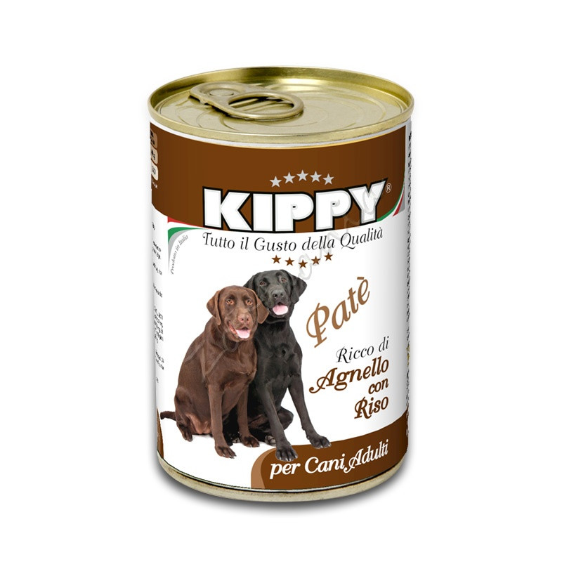 Кучешка консерва с агнешко "Kippy Paté con Agnello e Riso" - 400 гр