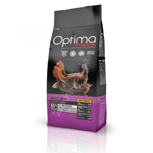 Optima Nova Dog Adult Mini Chicken & Rice - 800 гр
