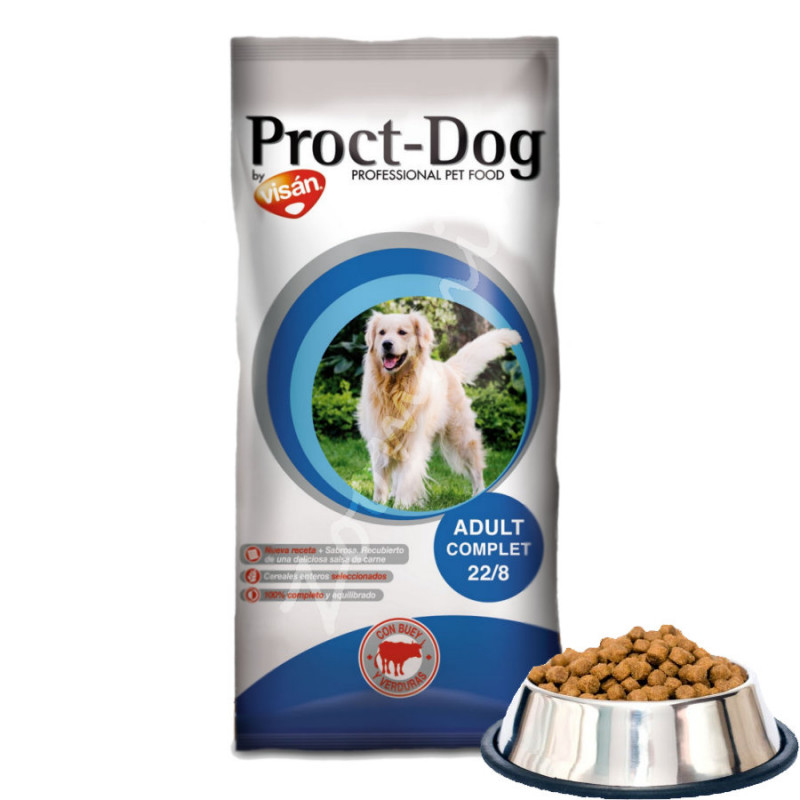 Икономична храна за кучета Proct Dog Adult Complet 22/8 - 1 кг от чувал