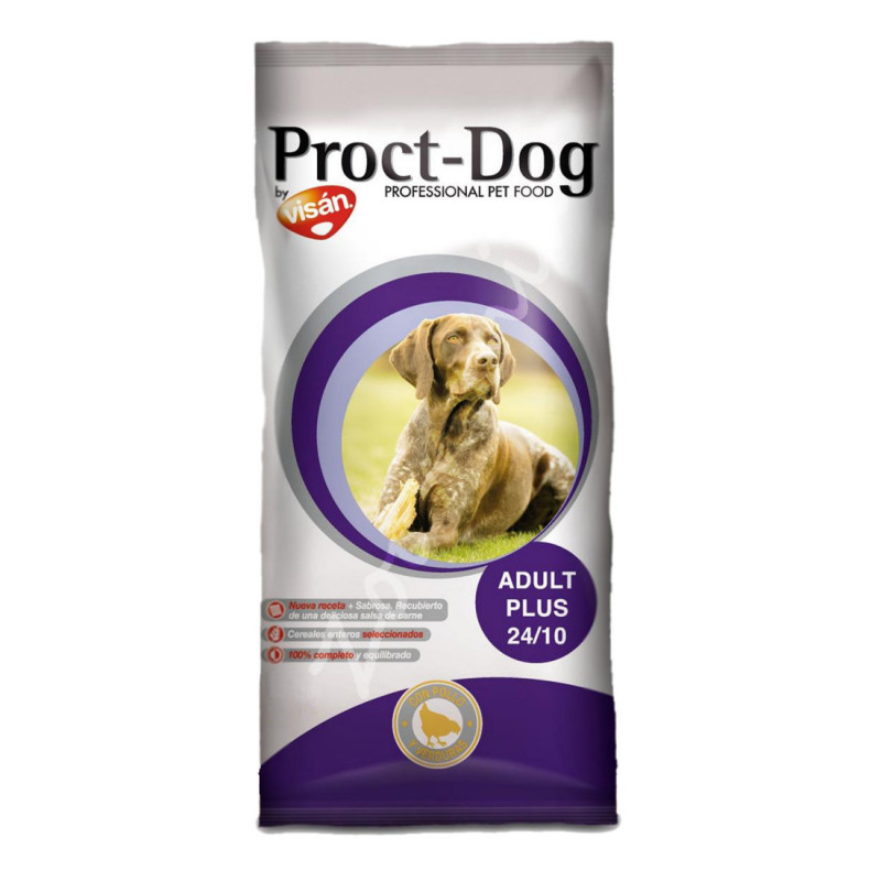 Икономична храна зрели за кучета Proct Dog Adult Plus 24/10 - 4 кг