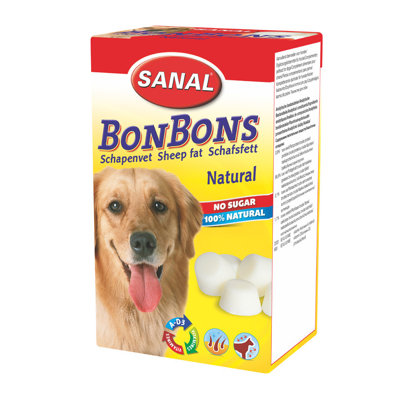 Кучешки бонбони - Sheep Fat BonBons Natural - 150 гр