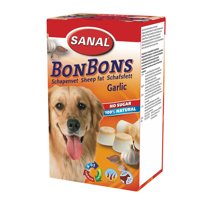 Вкусни кучешки бонбони Sheep Fat BonBons Garlic - 150 гр