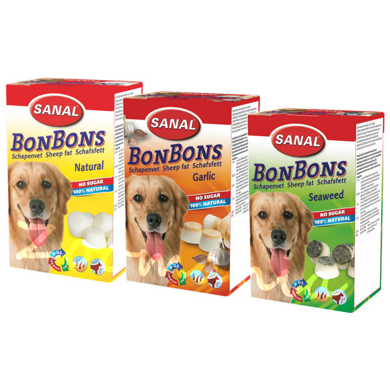 Вкусни натурални кучешки бонбони Sheep Fat BonBons 3 вкуса х 150 гр