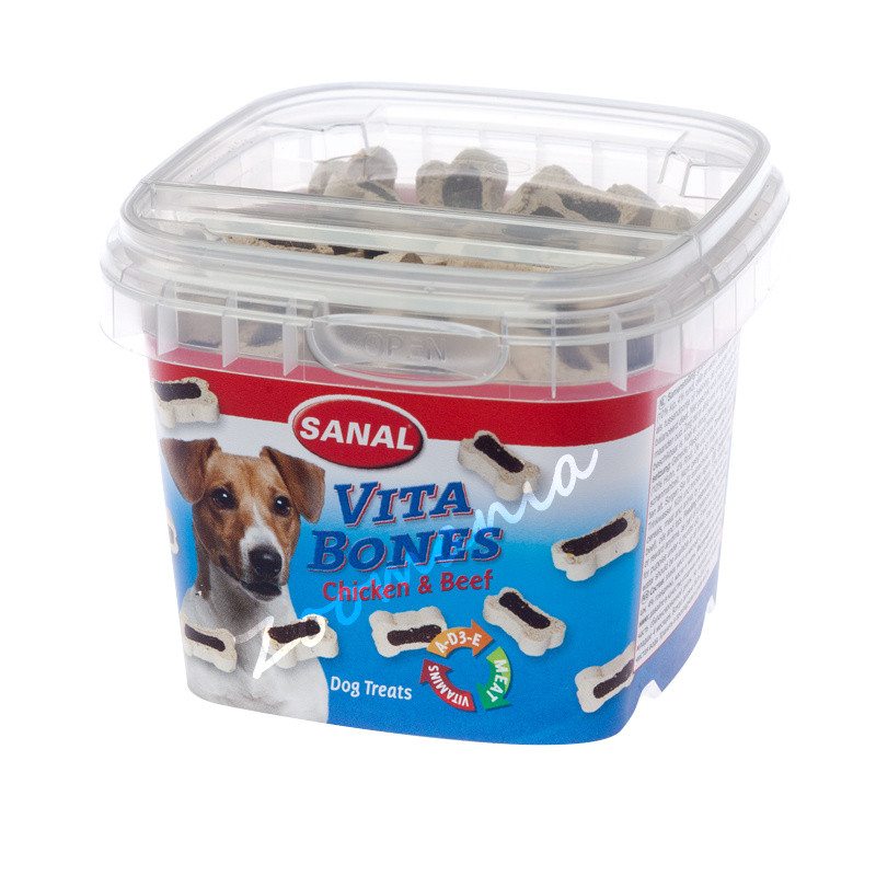 Тренировъчни кучешки бисквити Sanal Vita Bones - 100 гр