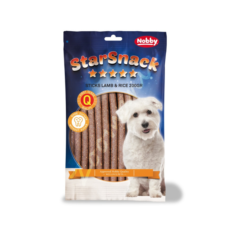 Лакомство за кучета с агнешко и ориз StarSnack Sticks "Lamb & Rice" - 200 гр