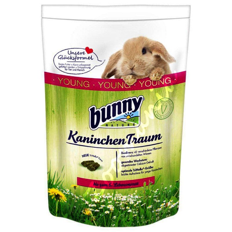 Качествена храна за декоративни зайчета - Bunny Kaninchentraum Young