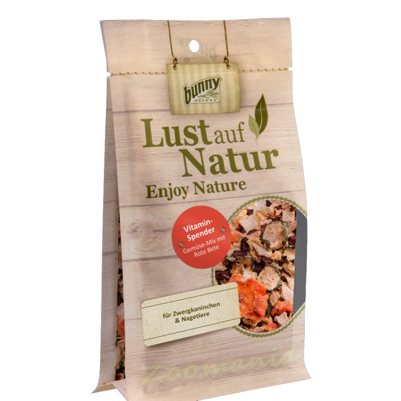 Допълваща качествена храна за мини зайчета Lust auf Natur витаминно депо - 50 гр