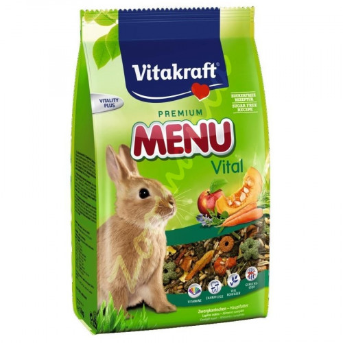 Качествена храна за зайци Vitacraft Premium Menu Vital 1 кг