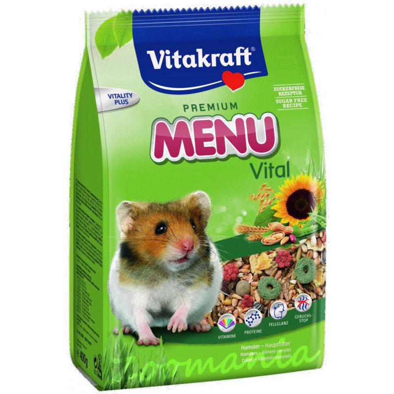 Качествена храна за хамстери Vitacraft Premium Menu Vital 0.400 кг