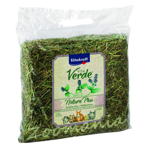 Качествено сено за гризачи Vitakraft Vita Verde с мента - 0.500 кг