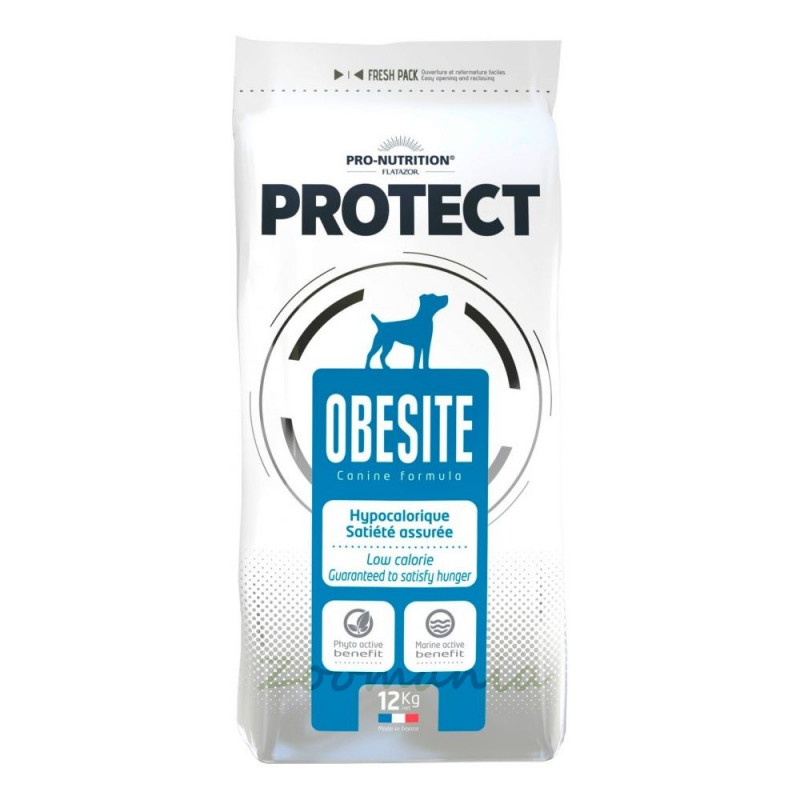 Диетична лечебна храна за кучета с наднормено тегло Flatazor Protect Obésité - 12 кг