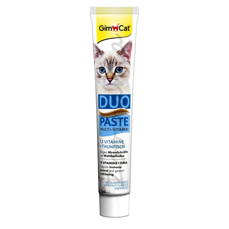 Хранителна добавка за котки с риба тон 12 витамина GimCat Duo Multi-Vitamin + Tuna - 50 гр