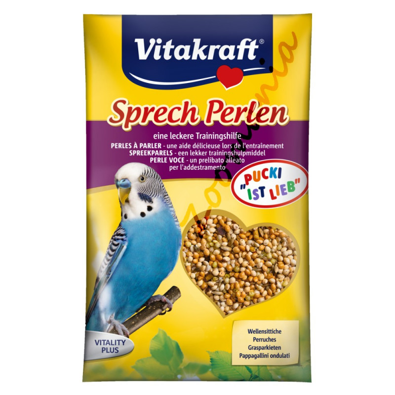 Качествени витамини за вълнисти папагалчета Vitakraft перли за говор - 20гр