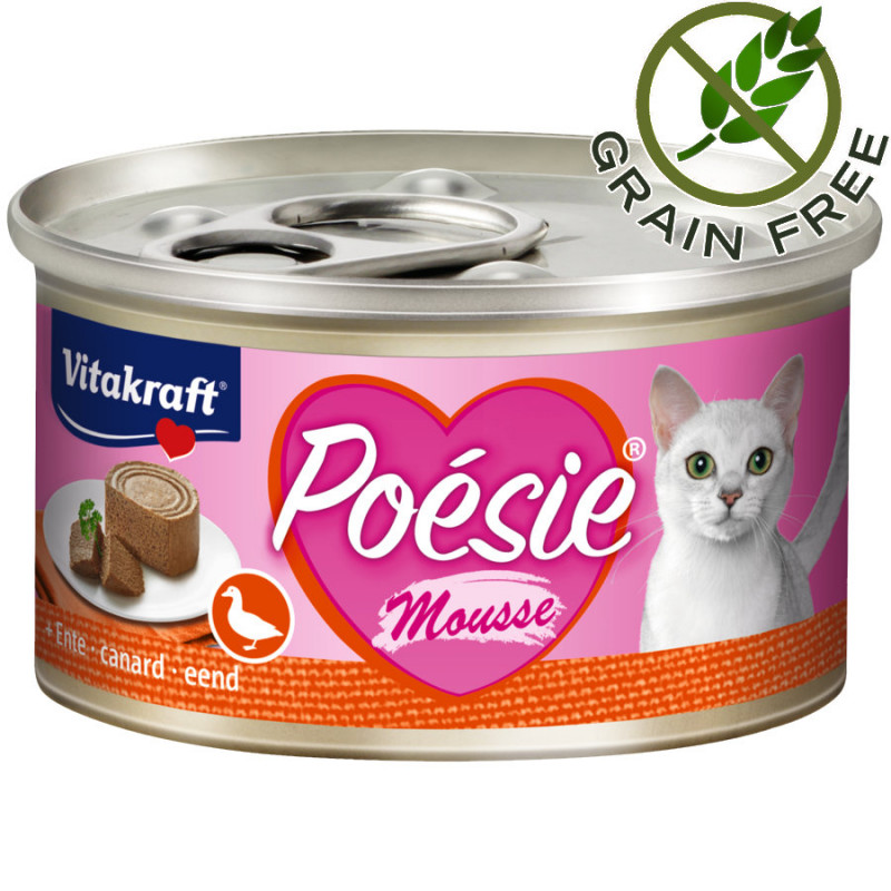 Качествена консерва за котки Vitakraft Poésie® Мус с патешко - 85гр