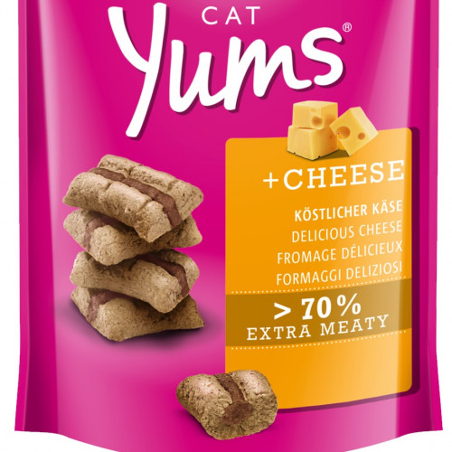 Вкусно котешко лакомство Cat Yums® меки хапчици със сирене - 40гр