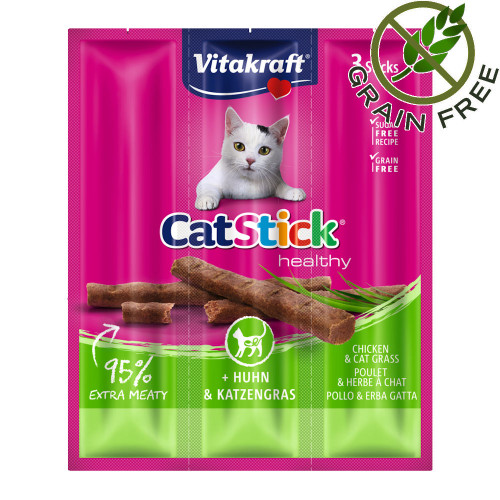 Cat Stick® саламчета с пиле и котешка трева - 3 бр.