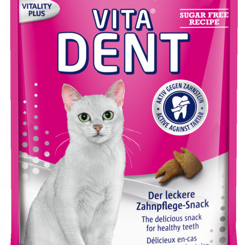 Котешко лакомство против образуването на зъбен камък Vitakraft Vita® Dent - 75гр