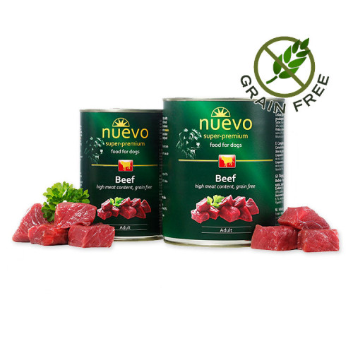 Nuevo Adult Beef - консерва за кучета (400 гр)