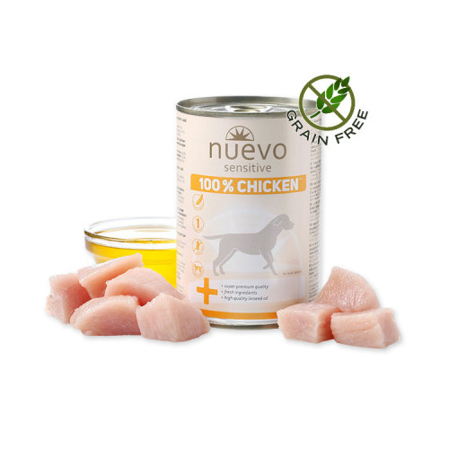 Nuevo Dog Sensitive 100% Chicken - консерва за кучета