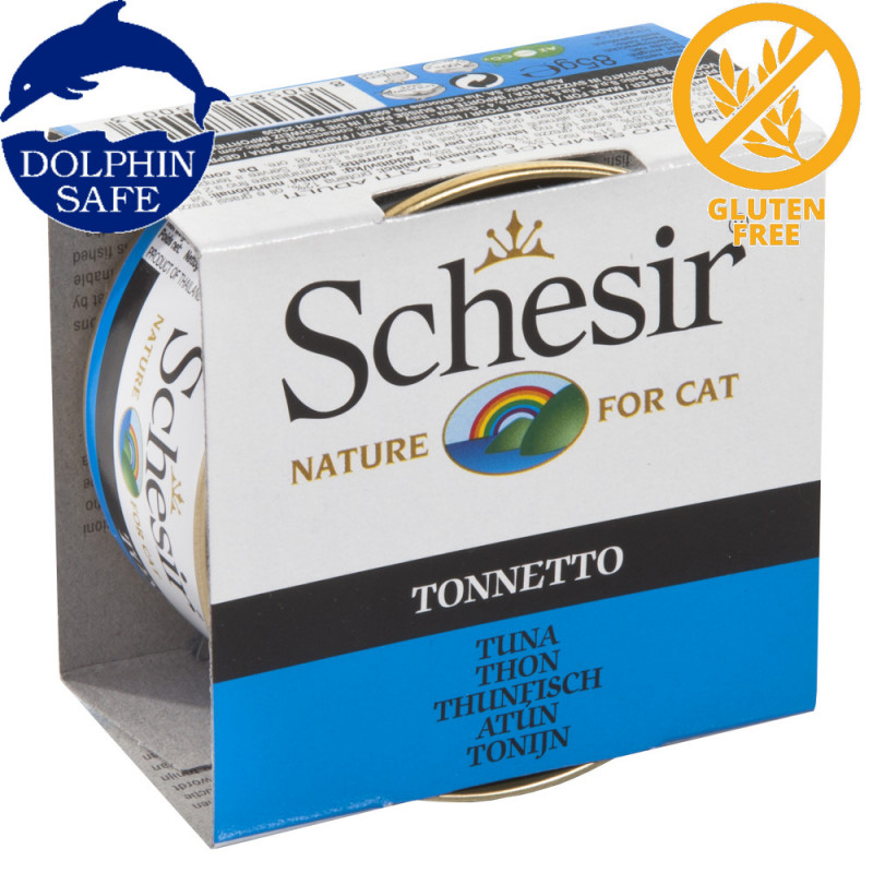 Schesir Cat Tuna - консерва за котки с риба тон. в желе. Супер премиум качество!