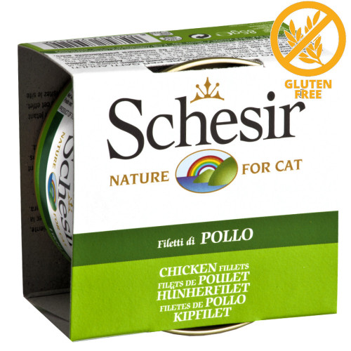 Schesir Cat Chicken Fillets - консерва за котки 85 гр