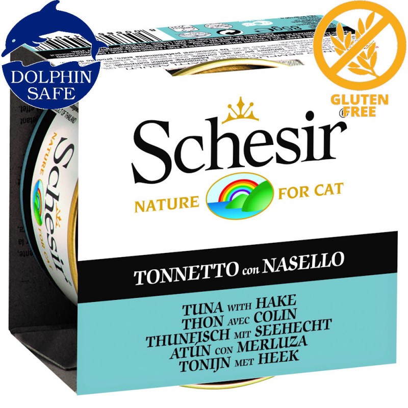 Schesir Cat Tuna with Hake - консерва за котки с риба тон и мерлуза. Супер премиум качество!