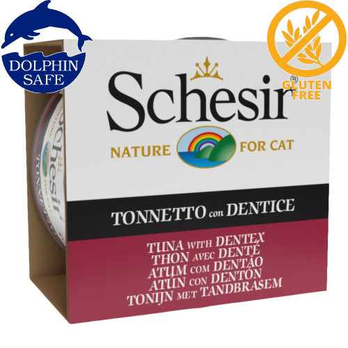 Schesir Cat Tuna with Dentex - консерва за котки 85 гр
