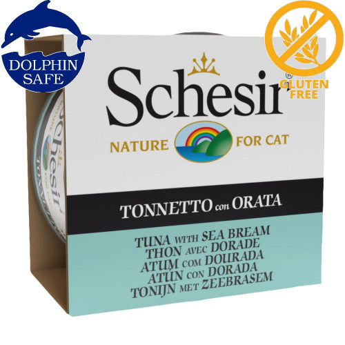 Schesir Cat Tuna with Seabream - консерва за котки 85 гр
