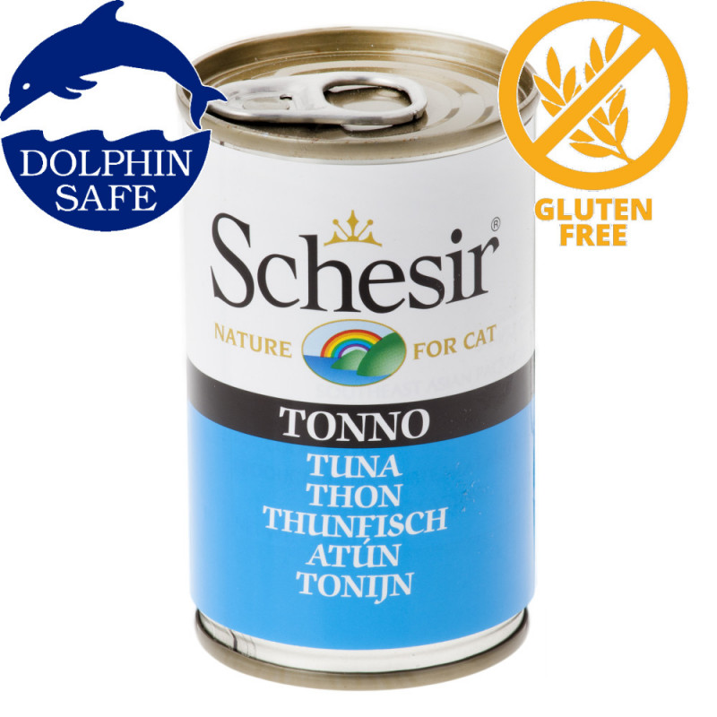 Мммм! Schesir Cat Tuna - консерва за котки с риба тон. Супер премиум качество!
