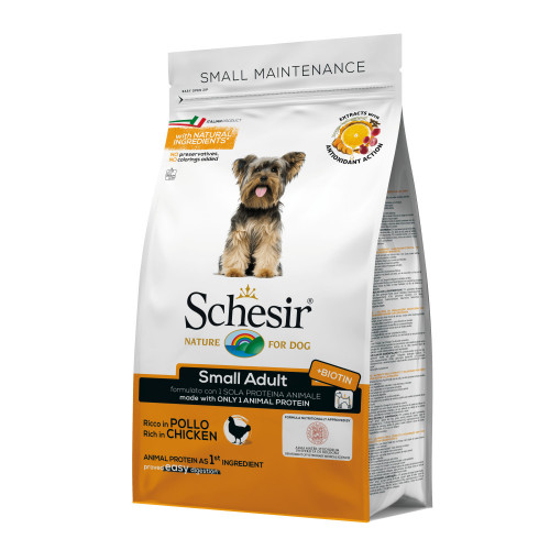 Schesir Small Dog with Chicken - суха храна за кучета (2 кг)