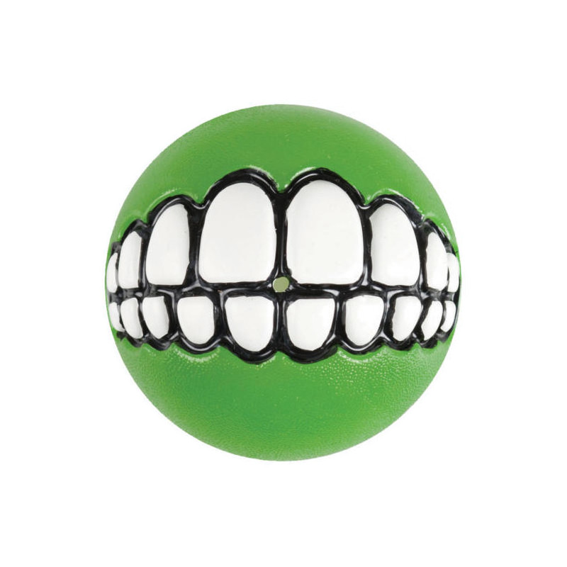 Най-веселата и усмихнатЪ зелена топка за игра Grinz Ball - Ø64mm