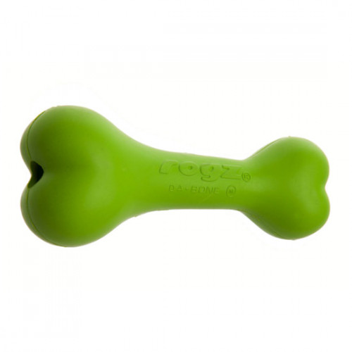 Rogz Da Bone 95mm - зелена кучешка играчка-кокал за дъвчене