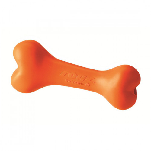 Rogz Da Bone 140mm - кучешки кокал-играчка за дъвчене (оранжев)