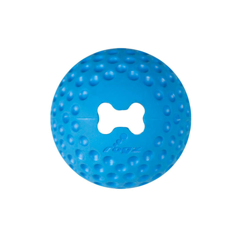 Rogz Gumz Ball Ø78mm - синя топка за игра и забавления