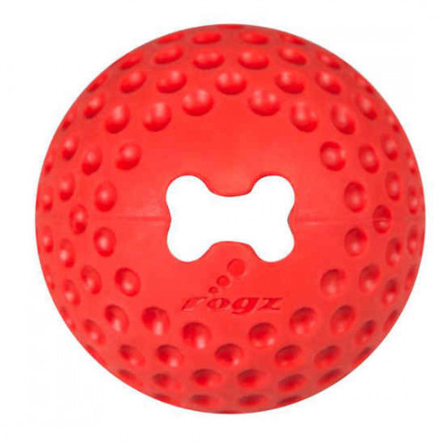 Rogz Gumz Ball Ø78mm - червена топка за игра и забавления