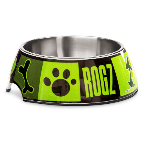 Кучешка паничка за храна и вода Rogz Bubble Bowlz - колекция Lime Juice