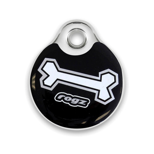 Rogz ID Tag - медальон за кучешки нашийник от модната колекция Black Bone