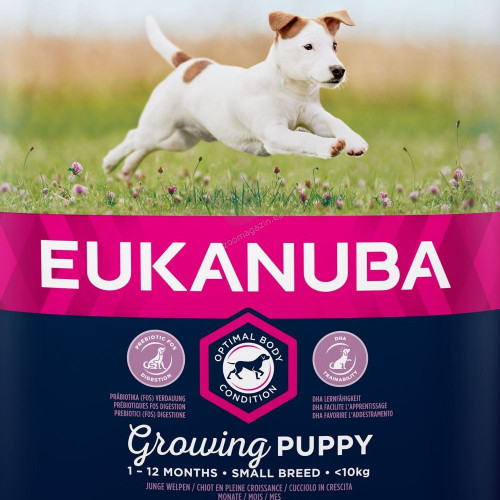 Храна за малки кученца от мини породи Eukanuba Puppy Small - 18кг