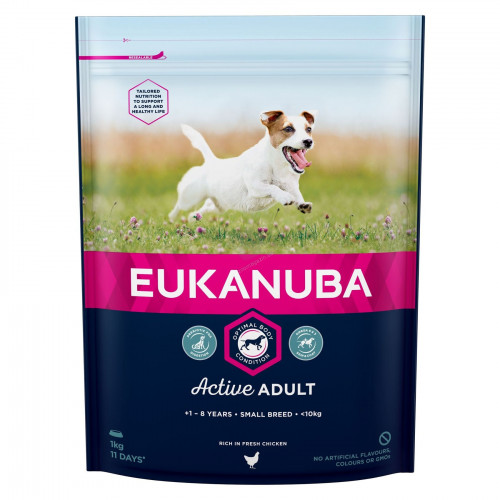 Суха храна за кучета от мини породи Eukanuba Adult Dog Small - 1кг