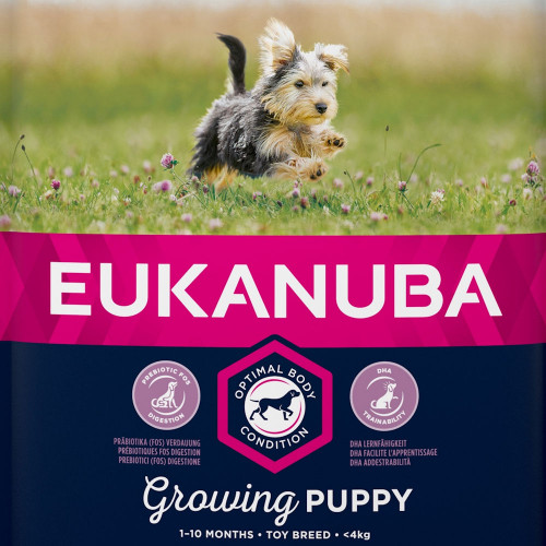 Храна за кутрета от породи играчки Eukanuba Puppy Toy - 2кг