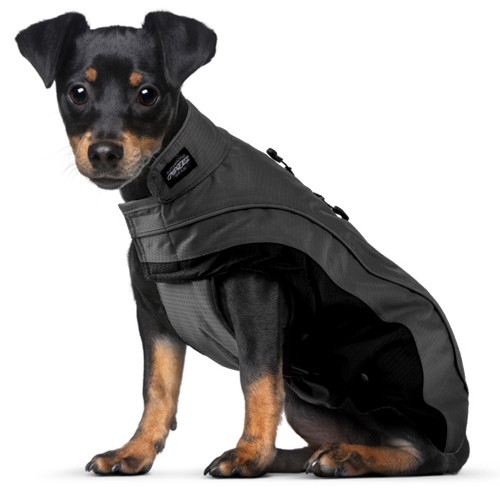 Луксозно кучешко яке за студено и влажно време Rogz SnowSkin Black