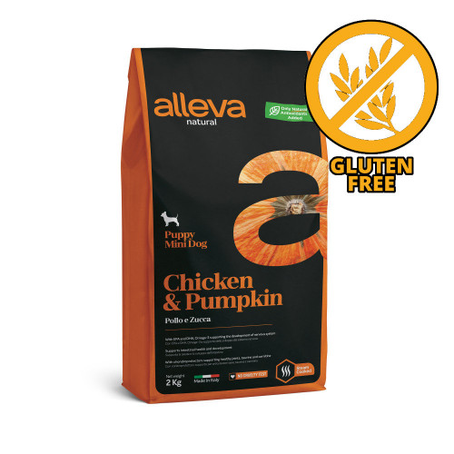 Alleva® Natural "Chicken & Pumpkin" Puppy Mini - 2.00kg