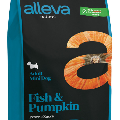 Храна за кучета с риба и тиква Alleva® Natural &quot;Fish &amp; Pumpkin&quot; Adult Mini - 2.00kg