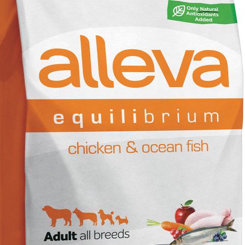 Храна за кучета без глутен Alleva® Equilibrium Maintenance All Day &quot;Chicken &amp; Ocean Fish&quot; Adult Dog - 2.00kg