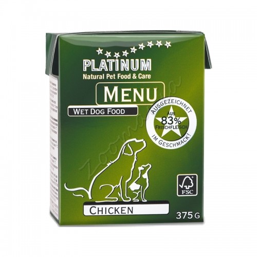 Консерва „Platinum Menu Chicken“ - 375 гр