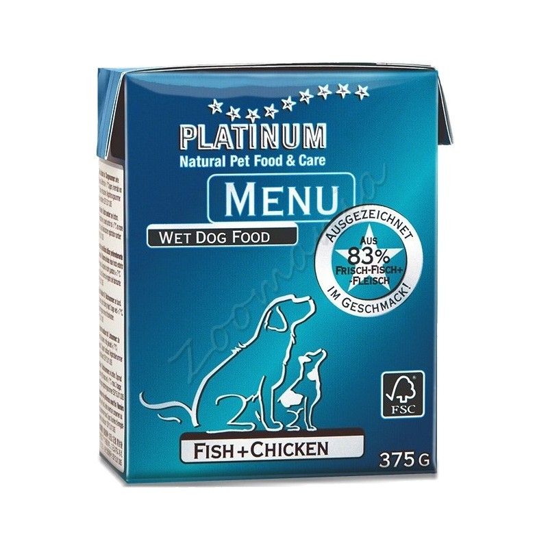 Задушено месо „Platinum Menu Fish & Chicken“ - 375 гр