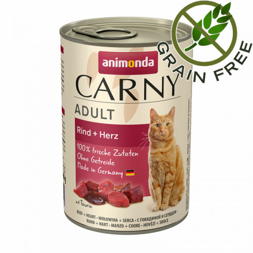 Carny® Cat Beef & Heart - 6 х 400 гр