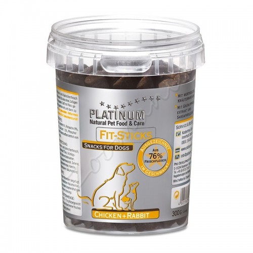 Лакомство „Platinum Fit-Sticks Chicken + Rabbit” – 0.300 кг